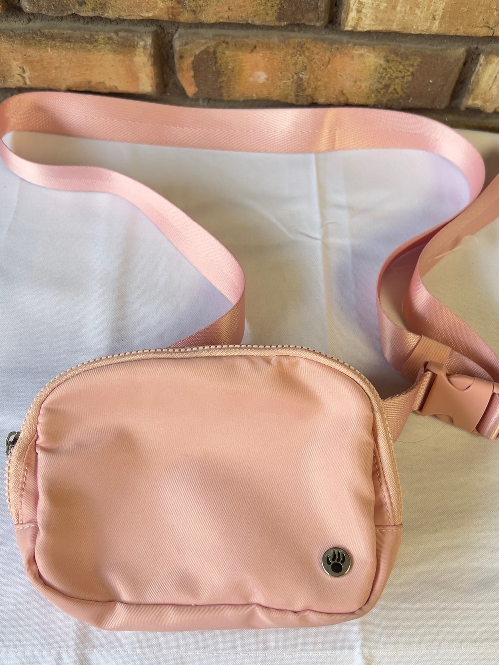 BearPaw Blush Pink Crossbody Bag with Adjustable Strap